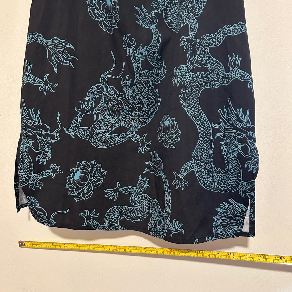 Black Dragon Mini Shift Dress - Picture 8 of 13